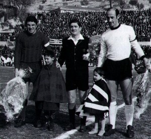 Paolo Beni e Carletto Mazzone al Del Duca nel derby del 3 marzo 1968
