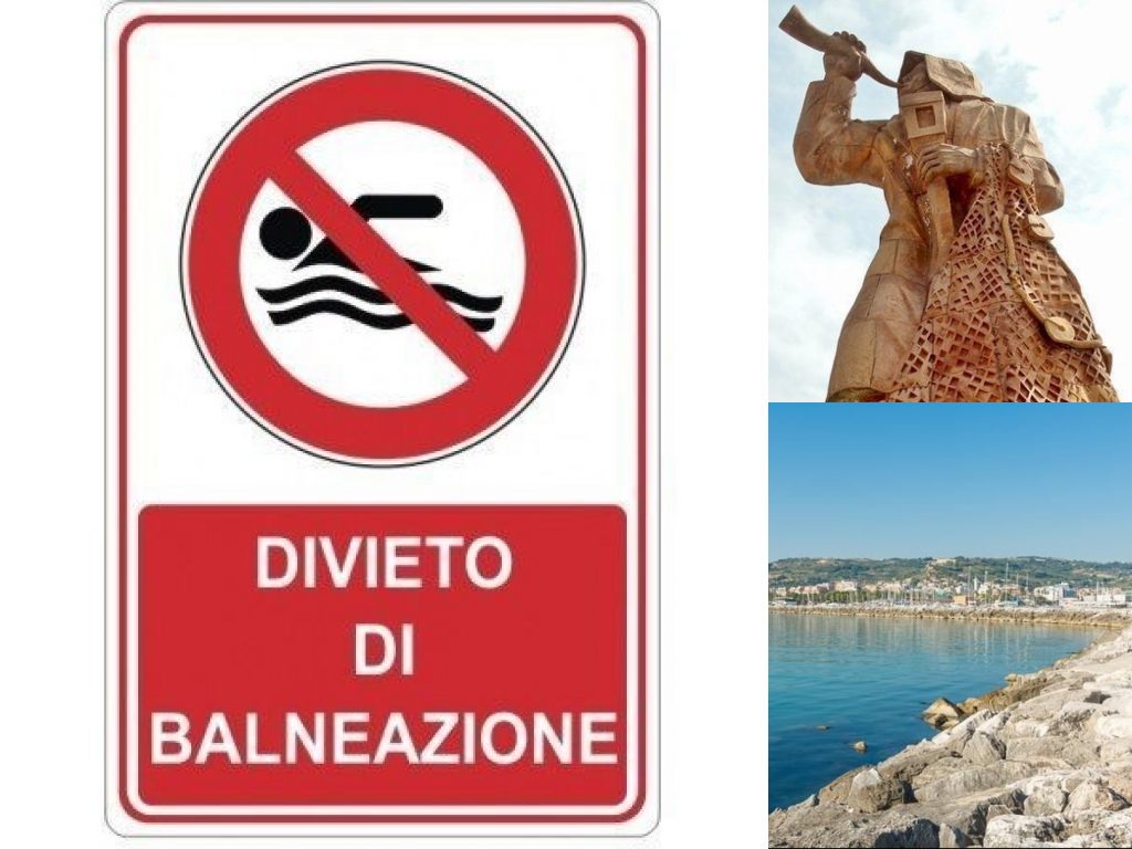 San Benedetto del Tronto, divieto di balneazione. Il Pescatore (Il Martino - ilmartino.it -)