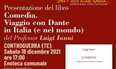 presentazione libro "Comedìa. Viaggio con Dante in Italia (e nel Mondo)" Controguerra