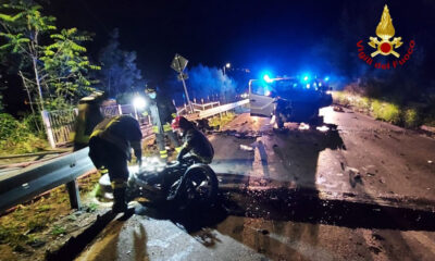 schianto frontale tra auto e moto ad Ascoli, morto un trentaquattrenne